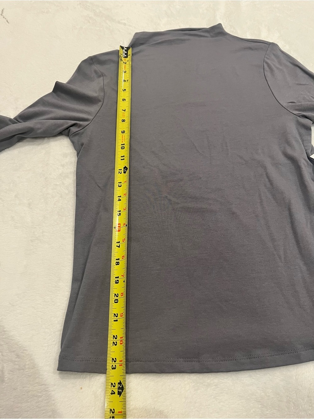 Old Navy Bestee Grey Mock Neck Long Sleeve Top - Size M - Picture 6 of 7